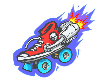 Sticker | Rocket Skates