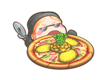Sticker | Pineapple On Pizza